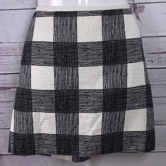 Madewell Dresses & Skirts - Madewell  100% cotton check/square mini skirt 0
